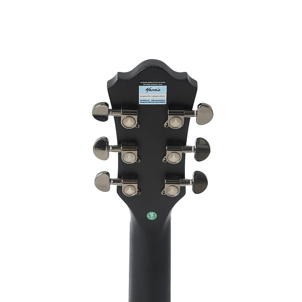 Mantic by SAGA AG-370СBK - Акустическая гитара дредноут с вырезом, цвет чёрный