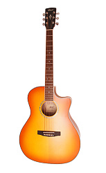 Cort GA-MEDX-LVBS Grand Regal Series - Электро-акустическая гитара, с вырезом, санберст
