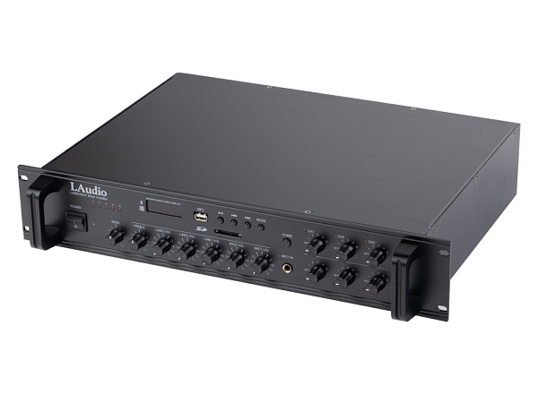 LAM6250UT Усилитель мощности трансляционный, 250Вт, 6 зон, LAudio