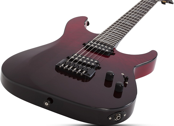 Электрогитара SCHECTER [REAPER-6 ELITE BLOOD BURST BB] электрогитара 6-струнная, корпус: красное дерево, топ: стеганый клен, гриф: венге, накладка: черное дерево, 24 лада, цвет: Blood Burst (BB)
