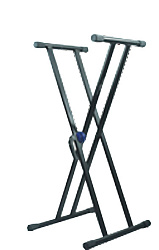 YPi Stage KS006D Стойка для клавишных инструментов на один уровень с двойной рамой. Регулируемая выс