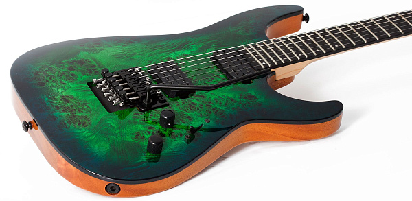 Электрогитара SCHECTER [C-6 FR PRO AQB] электрогитара 6-струнная, корпус: красное дерево, топ: кап, гриф: клен 3 куска, накладка: венге, 24 лада, FloydRose, цвет: Aqua Burst (AQB)