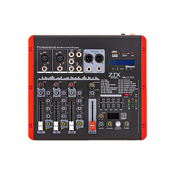 ZTX audio Mix 2.1.Fx - Микшерный пульт 2mono, 1stereo каналы с MP3/SD/DSP/BT