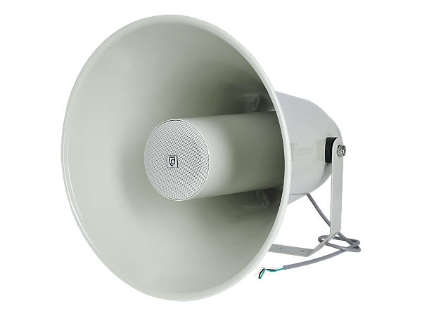 Акустическая система Intrend [ITSPK-650HT] двухполосная, рупорная: 6.5"НЧ, 1"ВЧ, 80Вт/40Вт(100В), 250Гц - 15кГц, maxSPL 124dB, покрытие до 500м, STIPA 0.8, IP66, вес 3.3 кг, цвет: бежевый