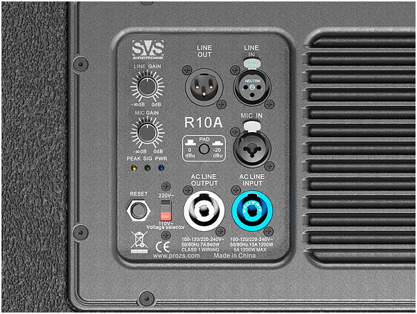 SVS AUDIOTECHNIK R10A Активная 2-полосная акустическая система