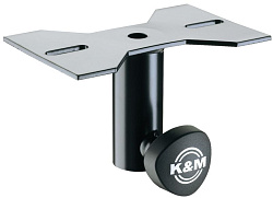 K&M 19580-000-55 Адаптер-платформа для крепления АС на стойку.