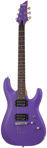 Электрогитара SCHECTER [C-6 DELUXE SDPRPL]  электрогитара 6-струнная, корпус: липа, гриф: клен, накладка: палисандр, 24 лада, цвет Satin Dark Purple (SDPRPL)