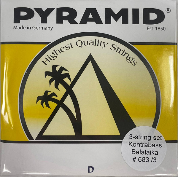 683/3 Комплект струн для балалайки контрабас, Pyramid