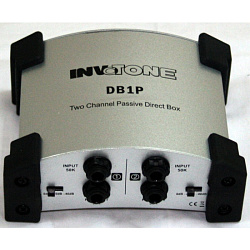 Invotone DB1P - пассивный двухканальный директ бокс, цвет серебрянный