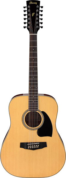 Уценённый товар IBANEZ PF1512-NT - Акустическая 12-струнная гитара, повреждение на верхней деке
