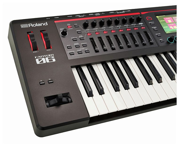 Синтезатор/рабочая станция ROLAND [FANTOM-06] с 61 клавишей (чувствительными к скорости нажатия), генератором ZEN-Core/SuperNATURAL, более 3 500 тембров. Есть сенсорный экран, 16 пэдов с RGB-подсветкой, секвенсор, арпеджиатор, аудиоинтерфейс, MIDI. Вес: