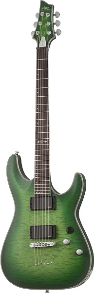 Электрогитара SCHECTER [C-1 PLATINUM SGRB] электрогитара 6-струнная, корпус: красное дерево, гриф: клен, накладка: палисандр, 24 лада, цвет: Satin Green Burst (SGRB)