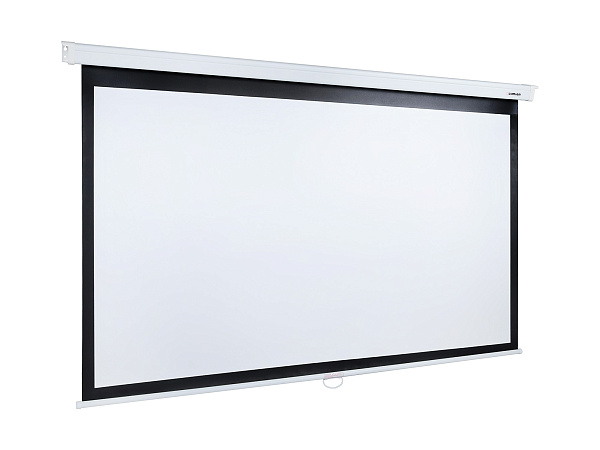 [LMP-100120] Настенный экран Lumien [Master Picture] 177х180см (раб.область 98х172 см) (78") Matte White FiberGlass (белый корпус) черн. кайма по периметру, возможность потолочн./настенного крепления, черн. кайма сверху 75 см 16:9