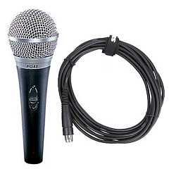 SHURE PG48-XLR кардиоидный вокальный микрофон (с