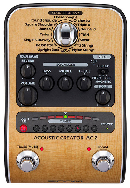 Zoom  AC-2 - Процессор для акустической гитары