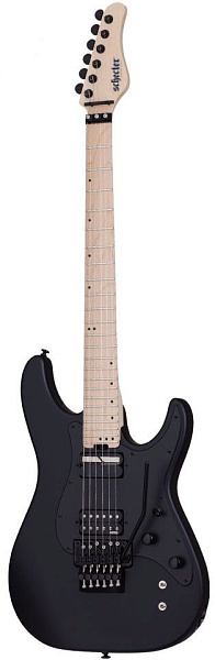 Электрогитара SCHECTER [SUN VALLEY SUPER SHREDDER FR S SBK] электрогитара 6-струнная, корпус: красное дерево, гриф: клен, накладка: клен, 24 лада, Sustaniac, FloydRose цвет: Satin Black (SBK)