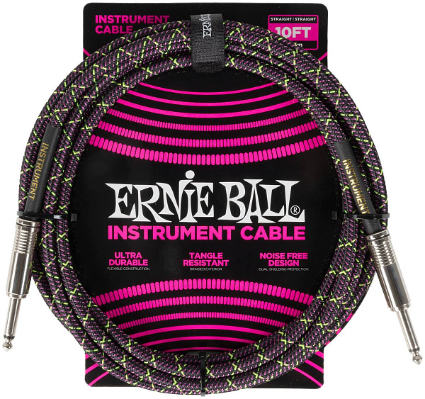 ERNIE BALL 6427, 3.05м - Инструментальный кабель