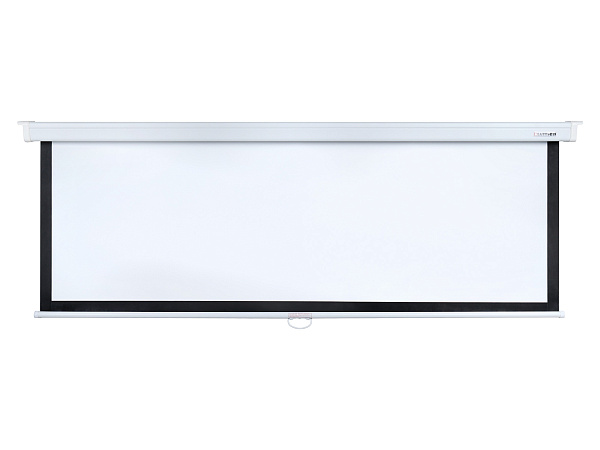 [LMP-100120] Настенный экран Lumien [Master Picture] 177х180см (раб.область 98х172 см) (78") Matte White FiberGlass (белый корпус) черн. кайма по периметру, возможность потолочн./настенного крепления, черн. кайма сверху 75 см 16:9