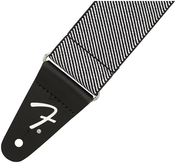 FENDER WEIGHLESS WHITE TWEED гитарный ремень, твид, цвет белый