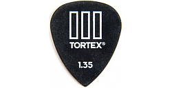 Dunlop 462R1.35 медиатор Tortex, 1,35 мм, стандартная форма с заострением