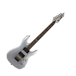 Dean C350F MSL Электрогитара, тип «Ibanez», 24 лада, 25 1/2, HH, 1V+1T, Floyd rose, цвет серебристый