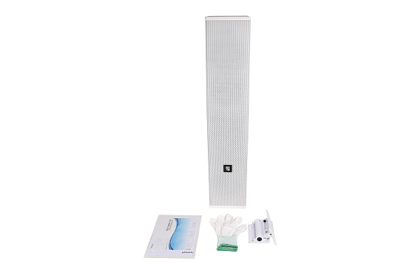 Звуковая колонна Intrend [ITSPK-441Sv2-W]  4х4"СЧ, 1.25"ВЧ, 4 Ом, 250 Вт RMS, 80Hz~20kHz, 40х120 гр. (VxH), maxSPL 116dB, материал корпуса фанера, подключение пружинные клеммы, крепление в комплекте, цвет белый