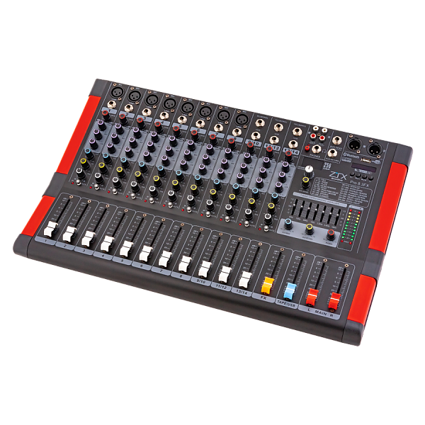 ZTX audio Pro 8.3Fx - Микшерный пульт 8mono, 3stereo канала с MP3/SD/DSP/BT/USB