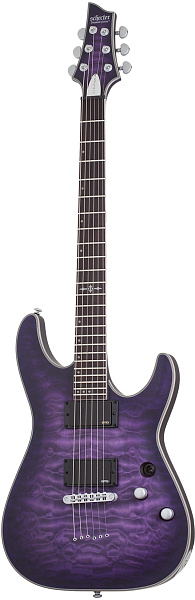 Электрогитара SCHECTER [C-1 PLATINUM SPB] электрогитара 6-струнная, корпус: красное дерево, гриф: клен, накладка: палисандр, 24 лада, цвет: Satin Purple Burst (SPB)