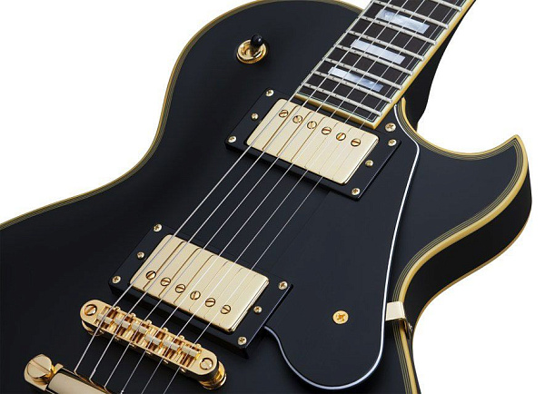Электрогитара SCHECTER [SOLO-II CUSTOM ABSN] электрогитара 6-струнная, корпус: красное дерево, гриф: красное дерево, накладка: черное дерево, 22 лада, цвет: Aged Black Satin (ABSN)