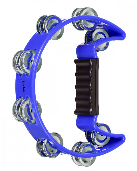 DEKKO TX9-16 BL - Тамбурин в форме полумесяца, синий