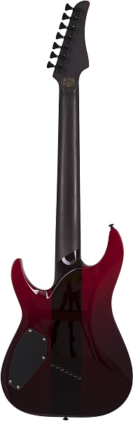 Электрогитара SCHECTER [REAPER-7 ELITE MS BLOODBURST BB] электрогитара 7-струнная мультимензурная, корпус: красное дерево, топ: стеганый клен, гриф: венге, накладка: черное дерево, 24 лада, цвет: Blood Burst (BB)