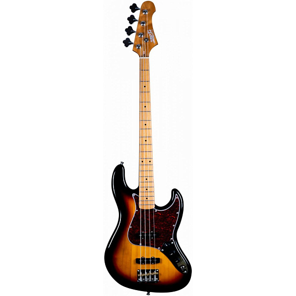 JET JJB-300-SB - Бас-гитара Jazz Bass, цвет санберст