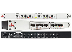 DBX 223S Кроссовер (2 полосы стерео/3 полосы моно), разъемы jack.