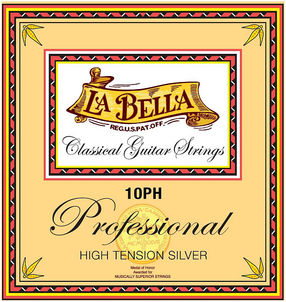 LA BELLA 10PH - Струны для классической гитары