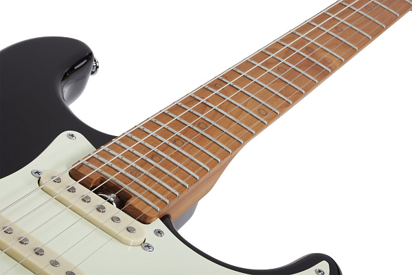 Электрогитара SCHECTER [NICK JOHNSTON TRAD-HSS A. INK] электрогитара 6-струнная, корпус: ольха, гриф: обоженный клён, накладка черное дерево, на болтах, звукосниматели: HSS, 22 лада, цвет: Atomic Inc