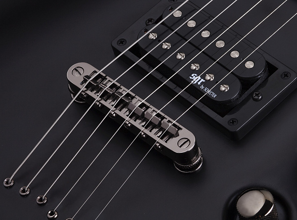 Электрогитара SCHECTER [C-1 SGR BY SCHECTER MSBK] электрогитара 6-струнная, с чехлом, корпус: липа, гриф: клен, накладка: палисандр, 24 лада, цвет Midnight Satin Black (MSBK)