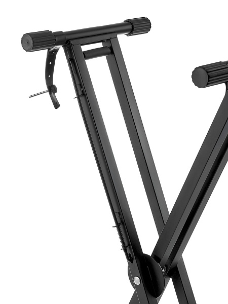 Muzplanet Q-2XB - Стойка клавишная X-образная, цвет чёрный
