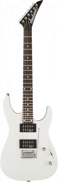 JACKSON JS12 DK, AH FB, 24 Ft, WHT - электрогитара