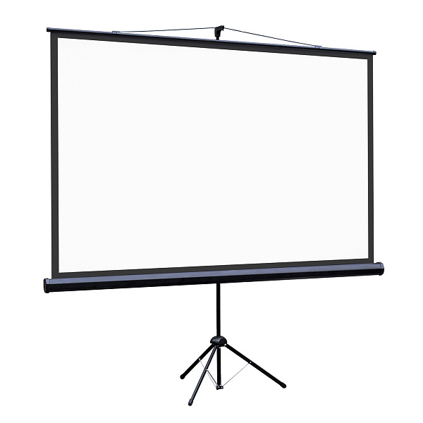 [LEV-100114] Экран на штативе Lumien [Eco View] 115x200см (раб.область109х194 см) (88") Matte White 16:9, цвет корпуса черный