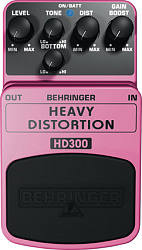 Behringer HD300- Педаль эффектов "хэви метал"-дисторшн,индивидуальные регуляторы¶