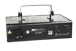 Involight SLL300G - лазерный эффект, 300 мВт, зелёный, DMX-512, PC