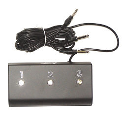 INVASION FS300 - Педаль переключения (фут-свитч), 3-полосная, 3 моно джека