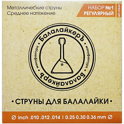 БАЛАЛАЙКЕРЪ STR B1 - Струны для балалайки прима
