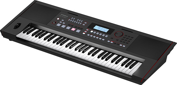 Синтезатор ROLAND [E-X50] с автоаккомпанементом, 61 клавишей (чувствительной к нажатию), 256-голосной полифонией. 689 тембров, 300 стилей аранжировки, Bluetooth 5.0, микрофонный вход, USB. Вес: 9,6 кг.
