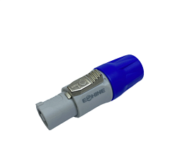 ESHINE ES-809A - Кабельный разъем PowerCON , power OUT (выход питания), белый/синий