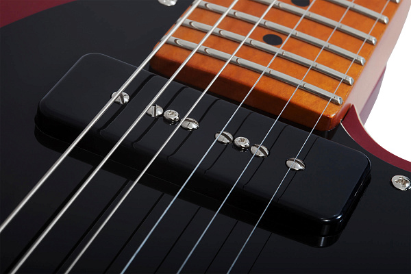 Электрогитара SCHECTER [PT SPECIAL SCAR] электрогитара 6-струнная, корпус: болотный ясень, гриф: клен, накладка: палисандр, 22 лада, цвет: Satin Candy Apple Red (SCAR)
