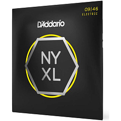 D'Addario NYXL0946 - Струны для электрогитары (9-46), никелированные, Super Light top/Regular bottom