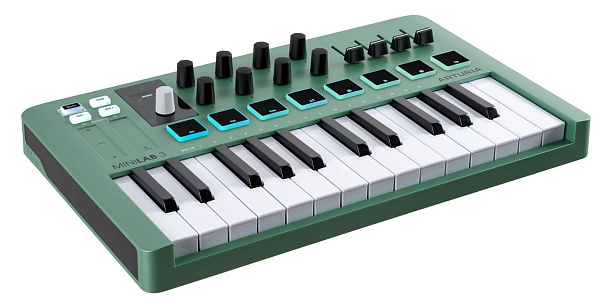 Arturia MiniLab 3 Mint Edition - MIDI-клавиатура 