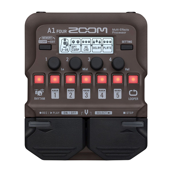 ZOOM A1 FOUR - Универсальный процессор для музыкальных инструментов