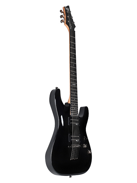 Электрогитара SCHECTER [C-1 SGR BY SCHECTER BLK] электрогитара 6-струнная, с чехлом, корпус: липа, гриф: клен, накладка: палисандр, 24 лада, цвет Black (BLK)